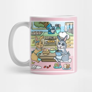 Bunny couple baking Mug